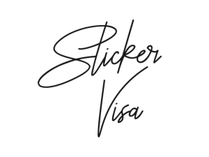 Sticker Visa logo